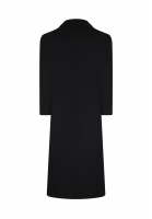 Черное кашемировое пальто Chanel