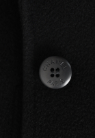 Черное кашемировое пальто Chanel