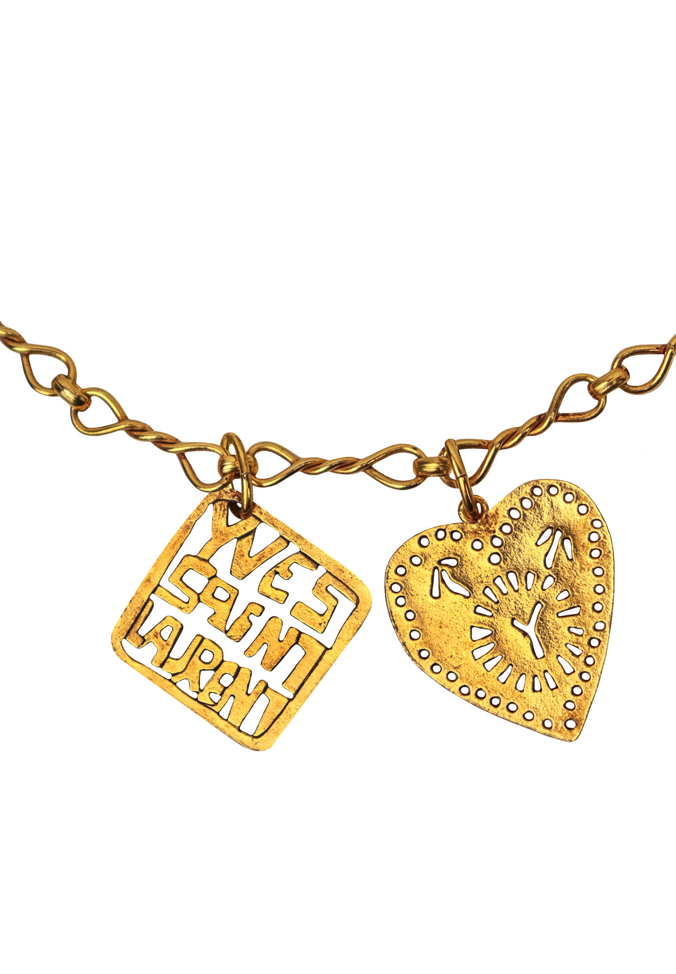 Колье Yves Saint Laurent с подвесками