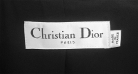 Чёрный жакет Christian Dior