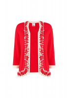 Укороченный кардиган Chanel с жемчугом