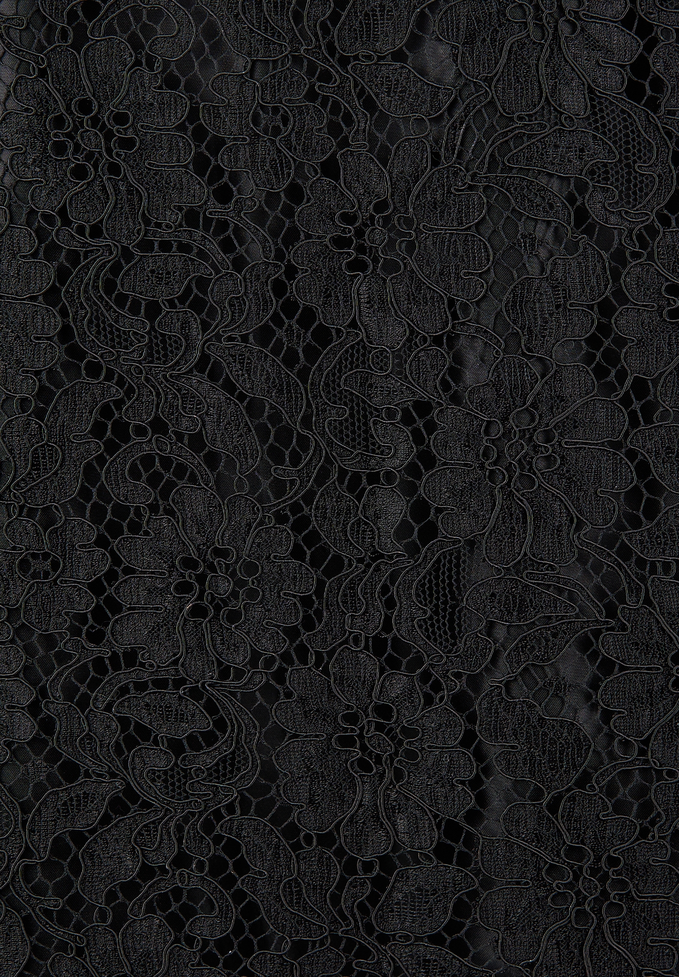 Черная кружевные юбка Dolce&Gabbana