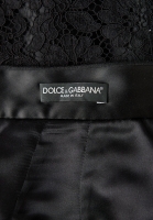 Черная кружевные юбка Dolce&Gabbana