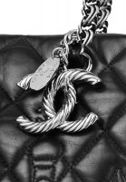 Черная сумка Chanel Paris Moscow 