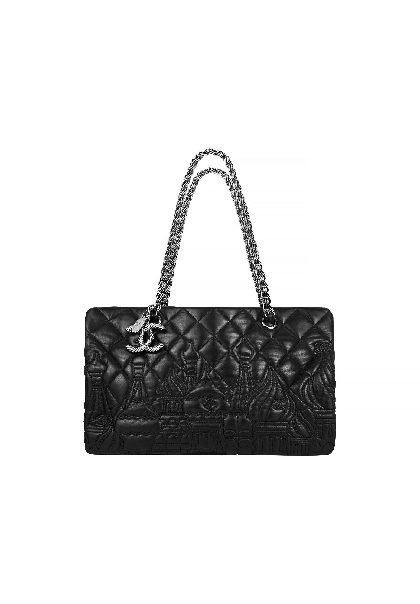 Черная сумка Chanel Paris Moscow 