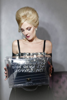 Прозрачная виниловая сумка Hermès Kelly