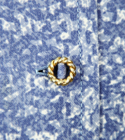 Кутюрный серо-голубой комплект Chanel