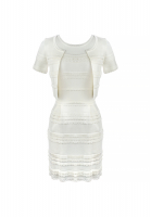 Комплект Christian Dior белое платье и топ