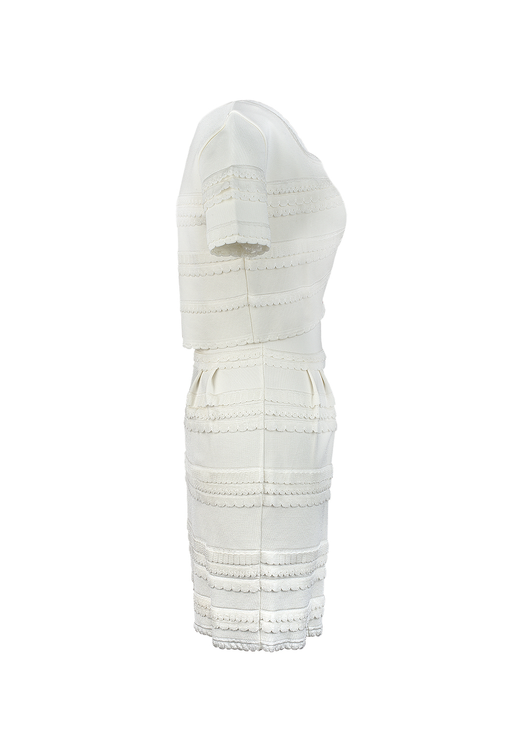 Комплект Christian Dior белое платье и топ