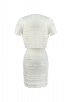 Комплект Christian Dior белое платье и топ