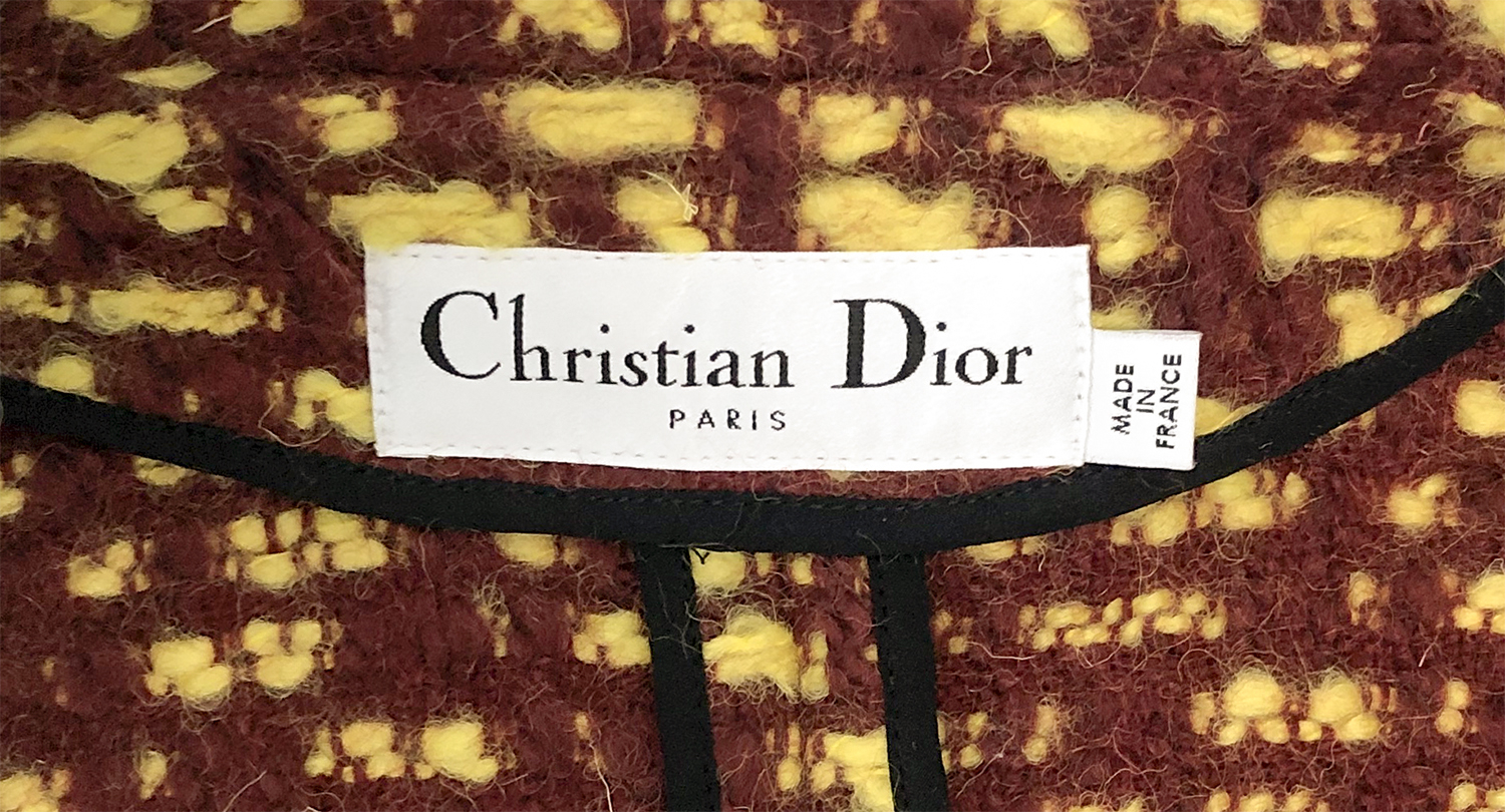 Шерстяное пальто Christian Dior