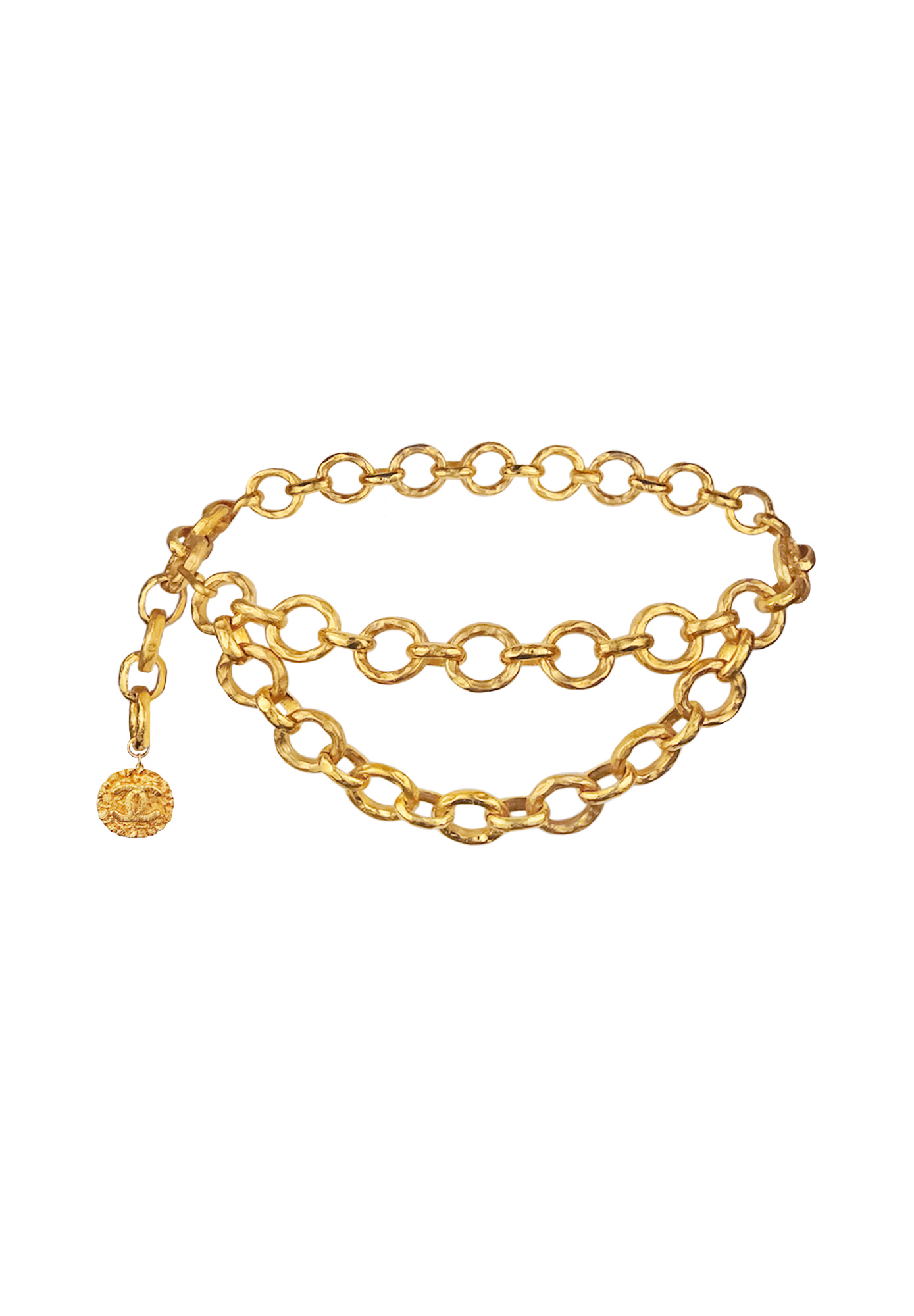 Пояс Chanel в виде цепи с подвеской