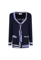 Кашемировый кардиган Chanel с оторочкой