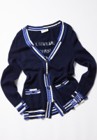 Кашемировый кардиган Chanel с оторочкой