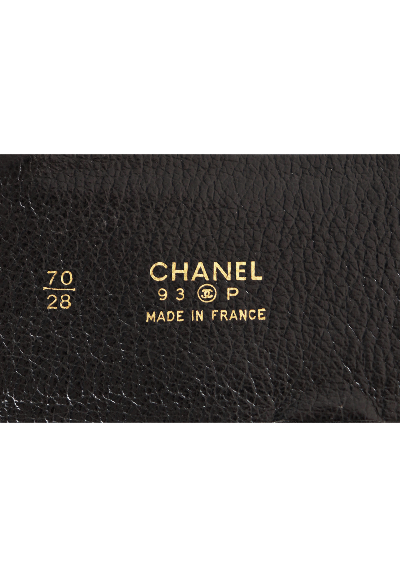 Кожаный пояс Chanel с подвесками