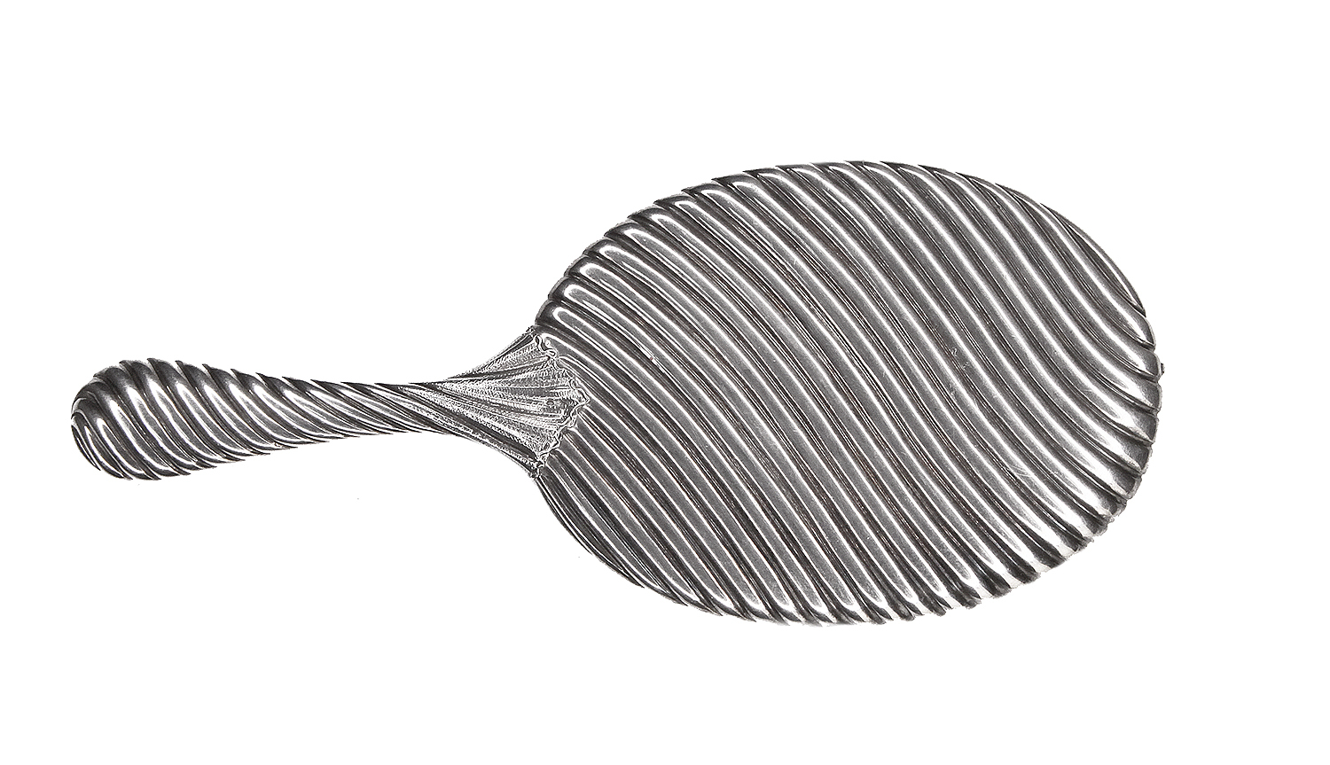 Винтажное серебристое зеркало