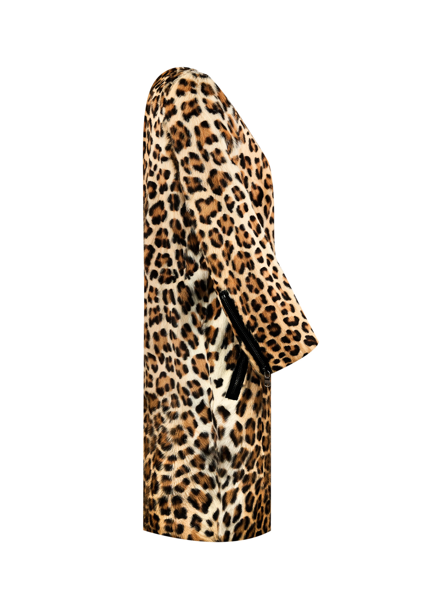 Меховое леопардовое пальто Emilio Pucci