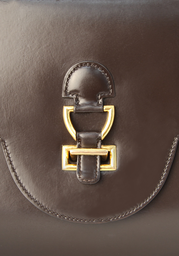 Коричневая сумка Hermès