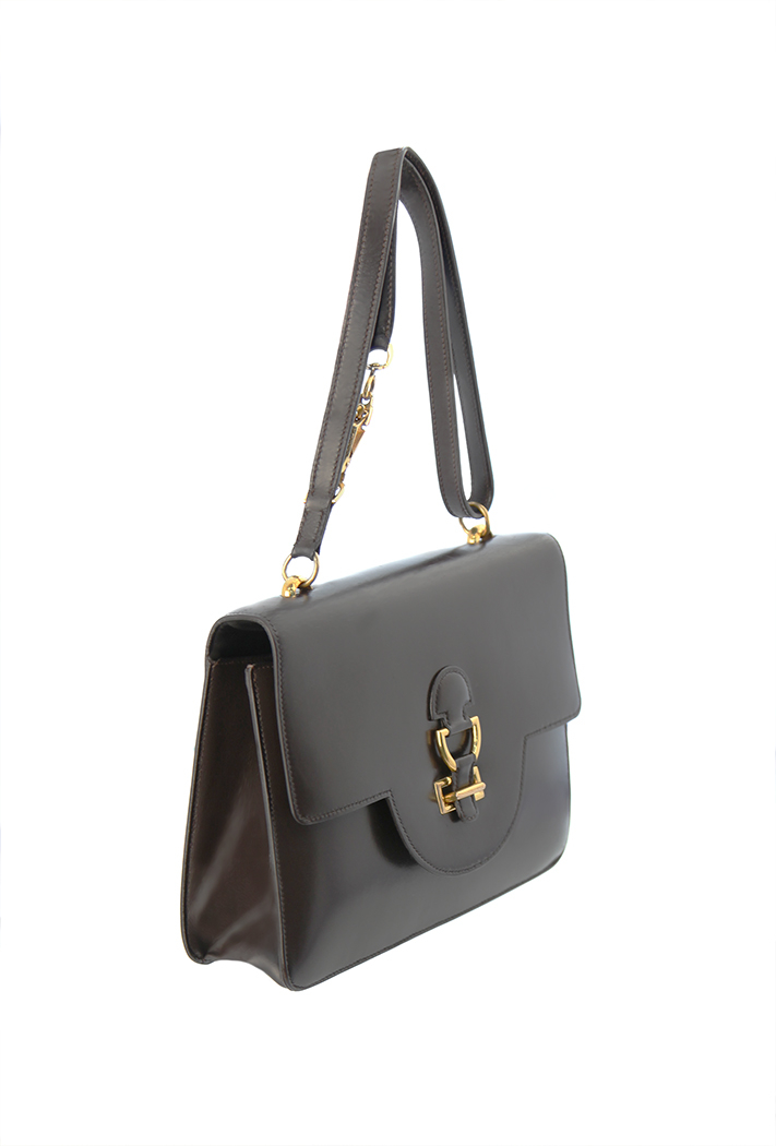 Коричневая сумка Hermès