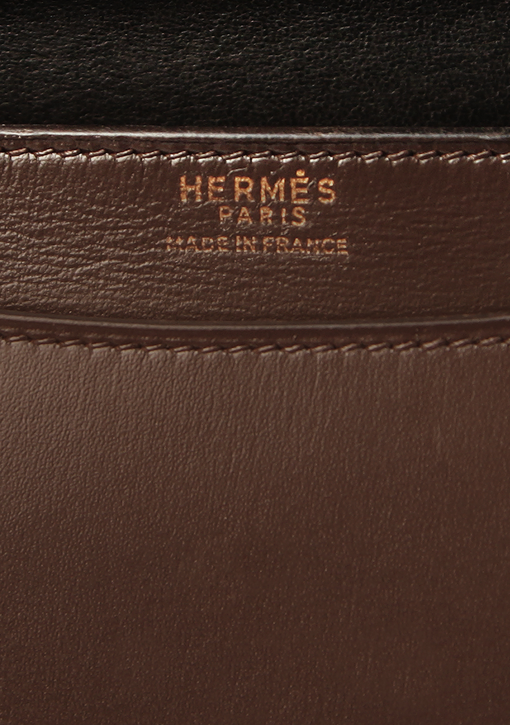 Коричневая сумка Hermès