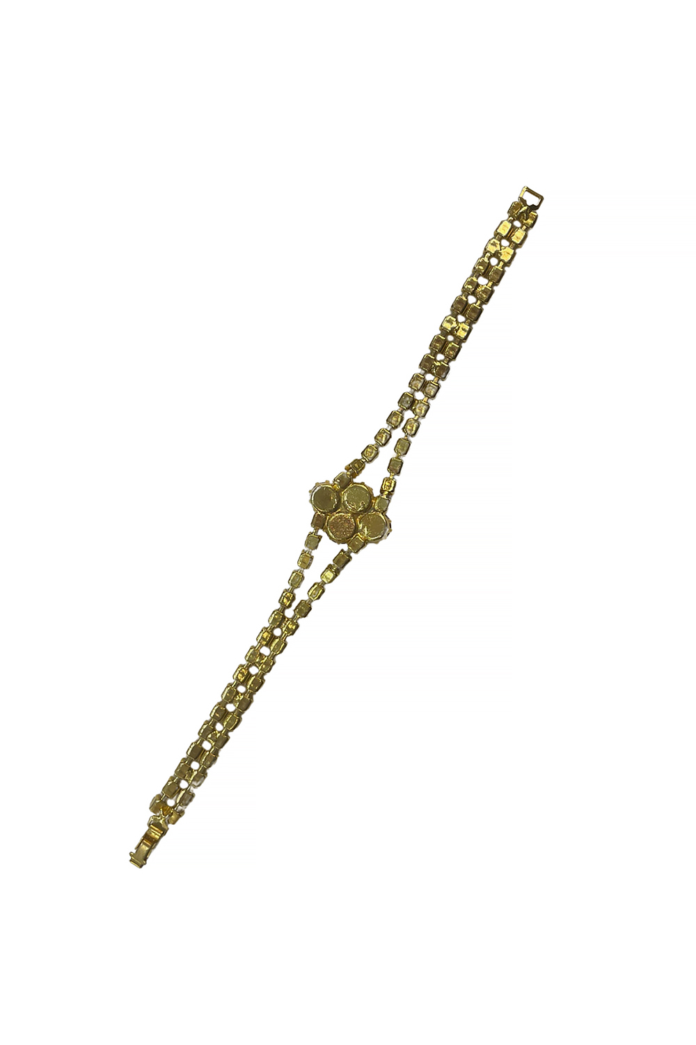 Браслет с красными кристаллами