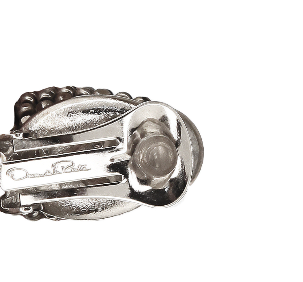 Клипсы-подвески Oscar de la Renta