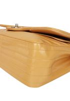 Бежевая сумка Chanel Chevron Jumbo Classic Double Flap