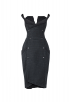 Черное платье Thierry Mugler