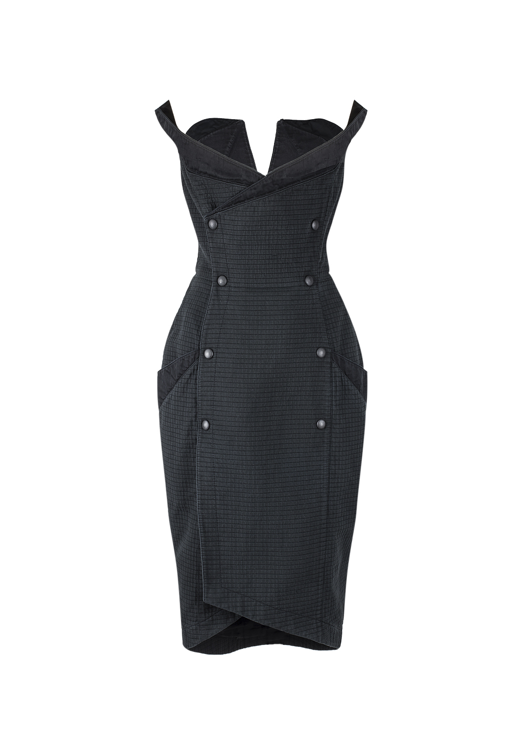 Черное платье Thierry Mugler