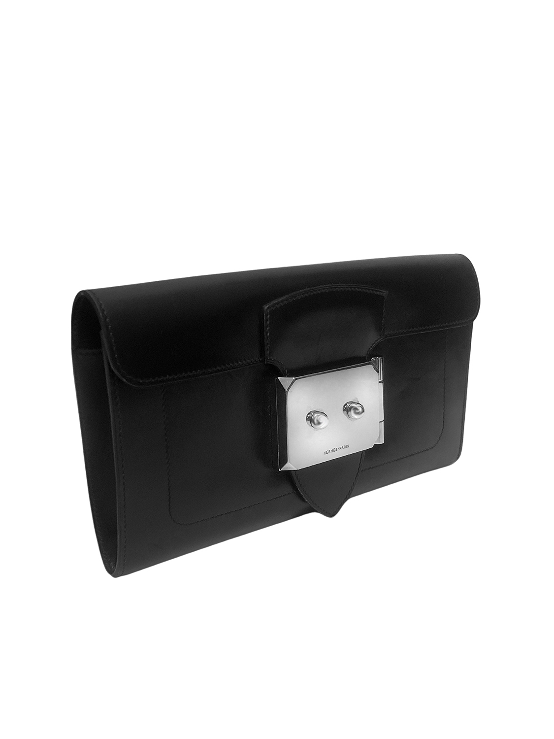 Клатч Hermès Goodlock Noir Chamonix