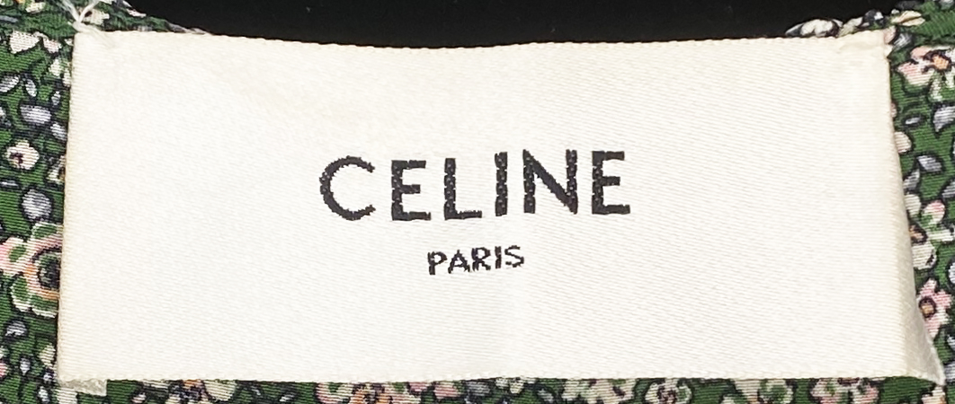Цветочное платье Celine