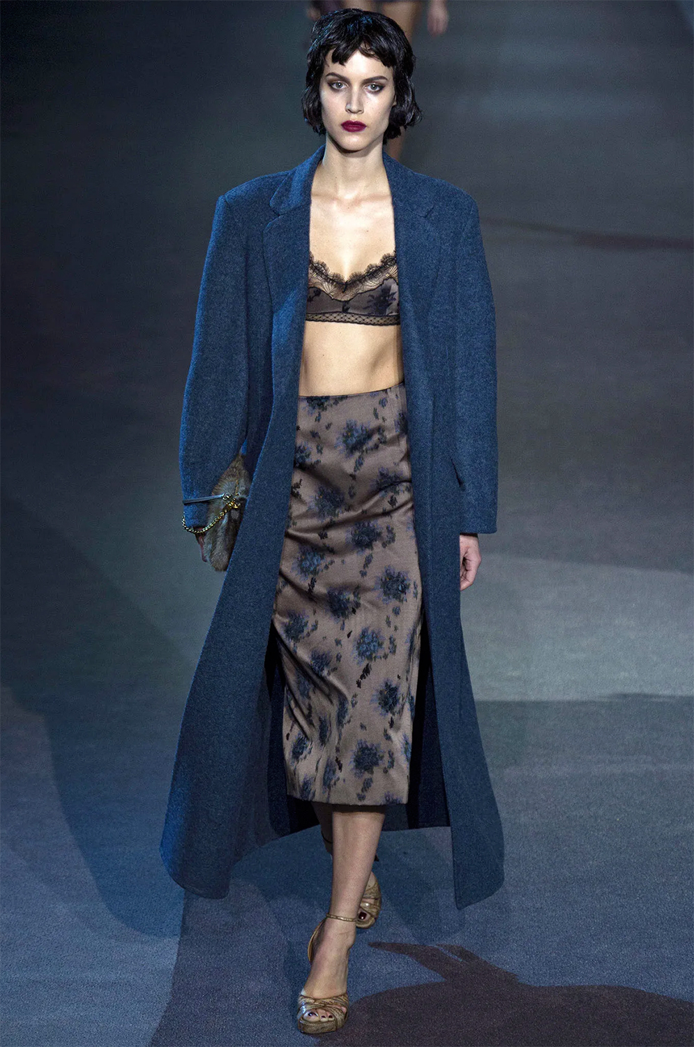 Юбка Louis Vuitton с цветами