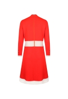 Платье Courrèges с белой оторочкой