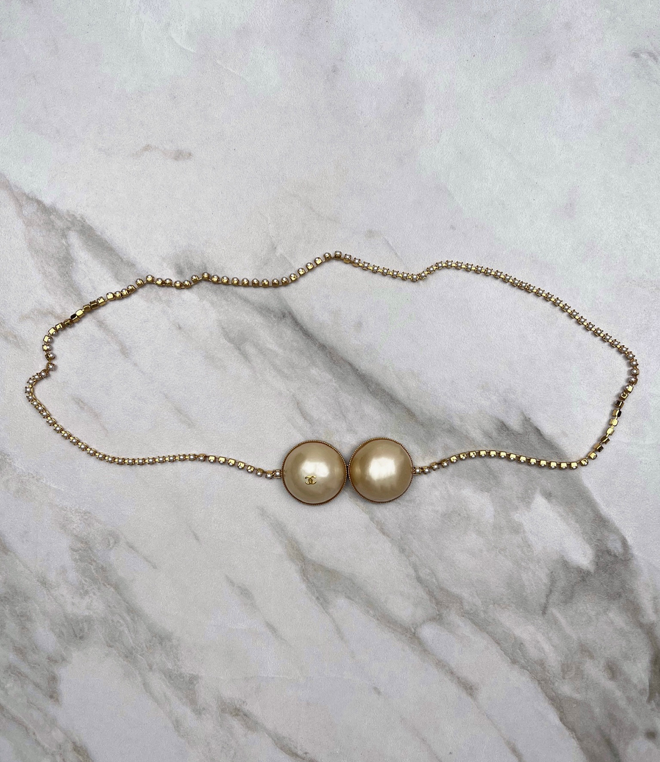 Пояс Chanel с жемчужинами