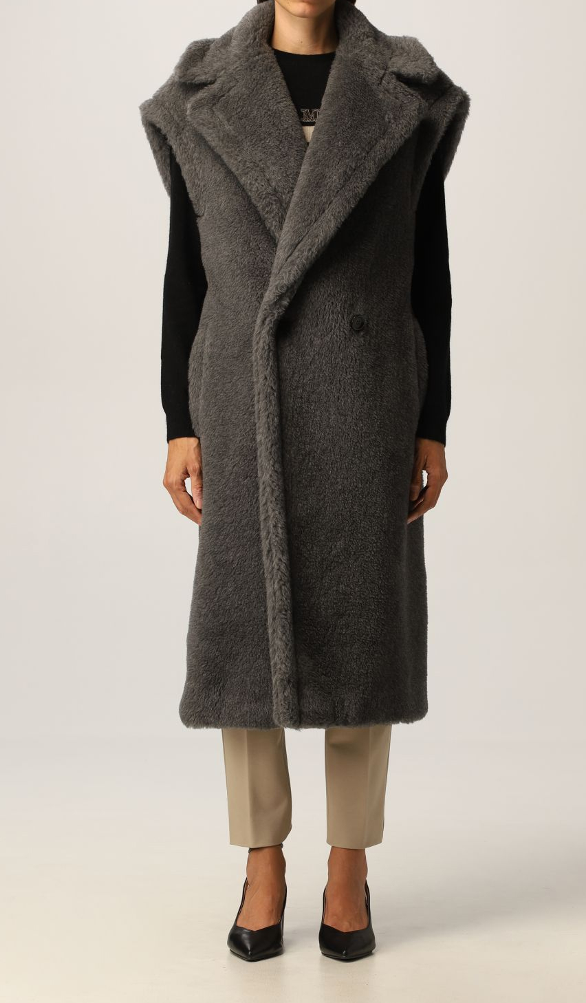 Серый жилет Max Mara
