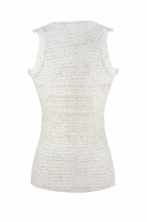 Бело-голубой топ Chanel