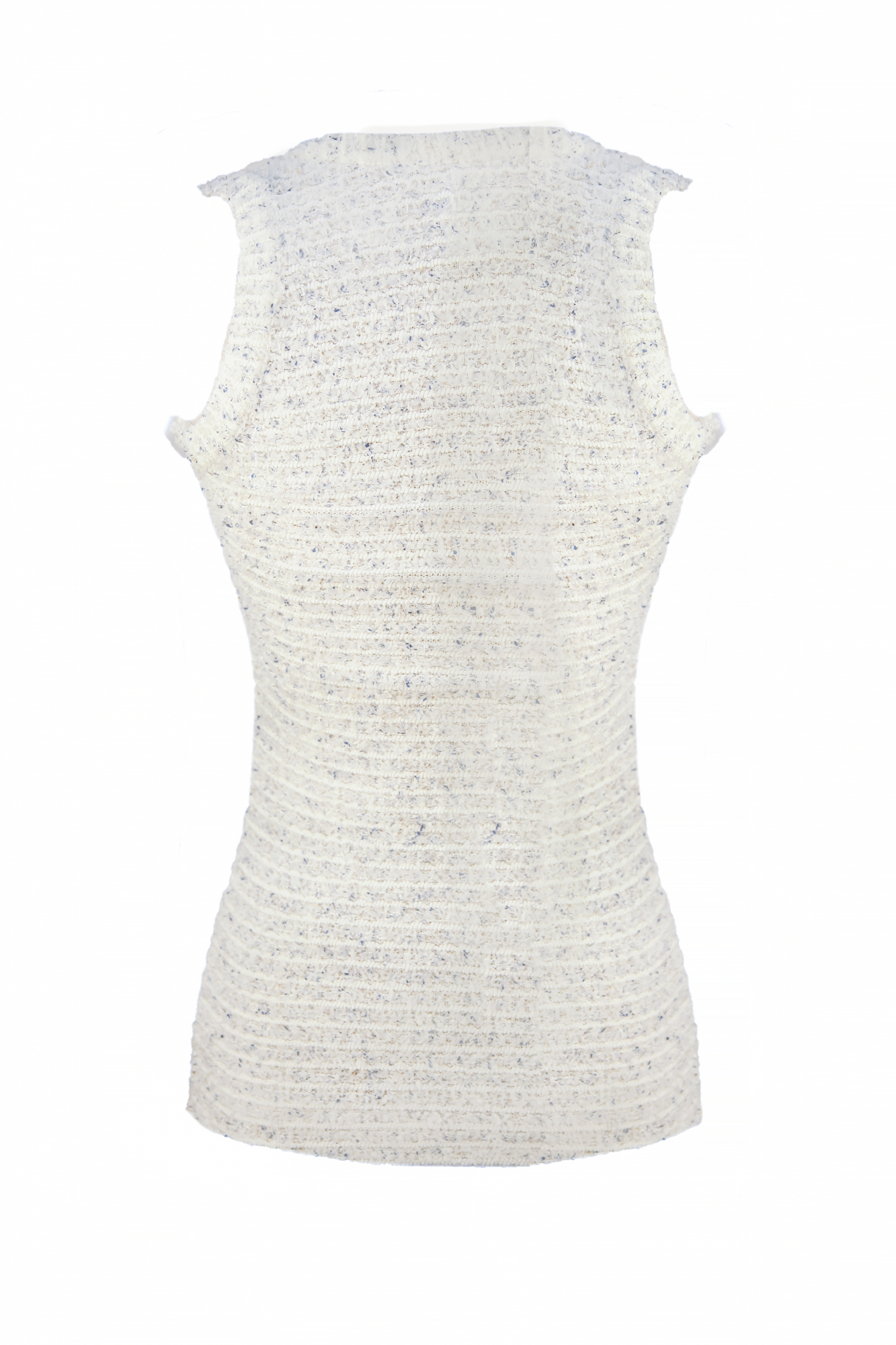 Бело-голубой топ Chanel