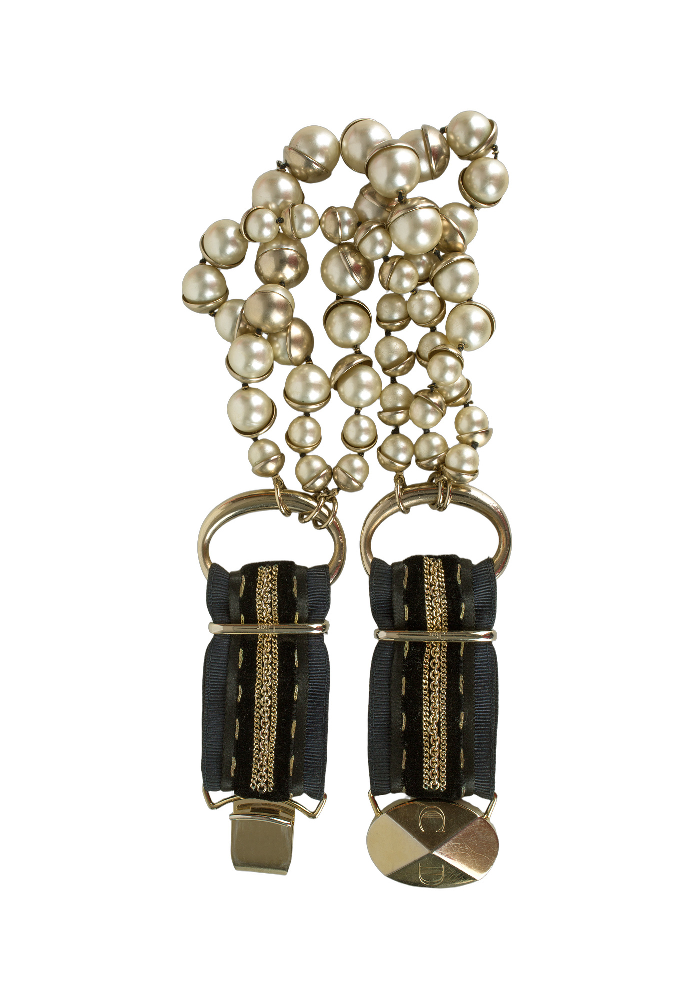 Массивное колье Christian Dior с жемчугом