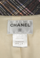 Белый твидовый жакет Chanel