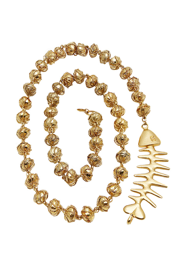 Пояс Chanel с рыбой