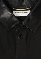Кожаная рубашка Saint Laurent