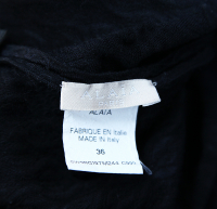 Черное вечернее платье Alaia