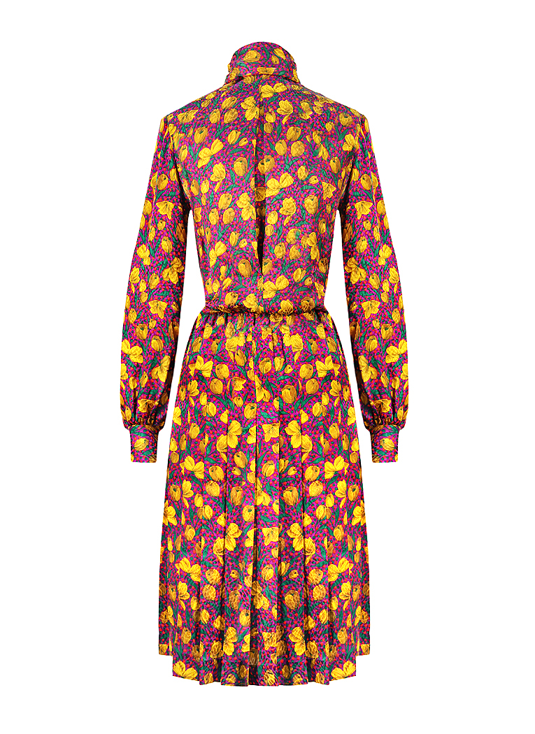 Шелковое платье Givenchy с цветочным принтом