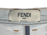 Джинсы Fendi с цветами