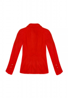 Коралловый твидовый жакет Chanel