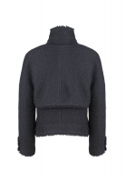 Чёрный жакет трансформер Chanel