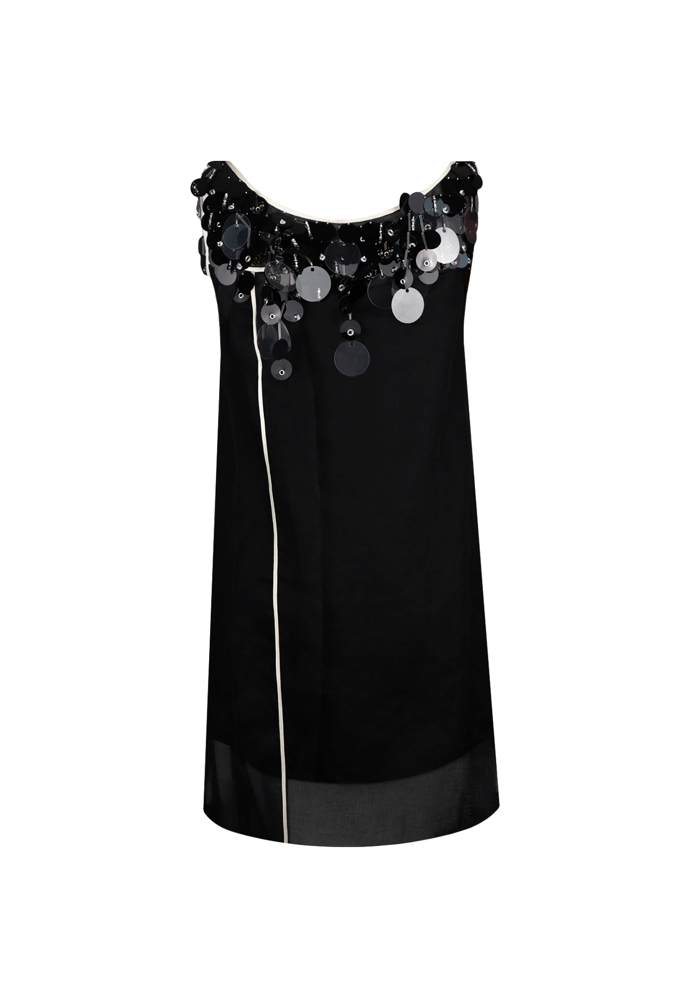 Коктейльное платье Prada с пайетками