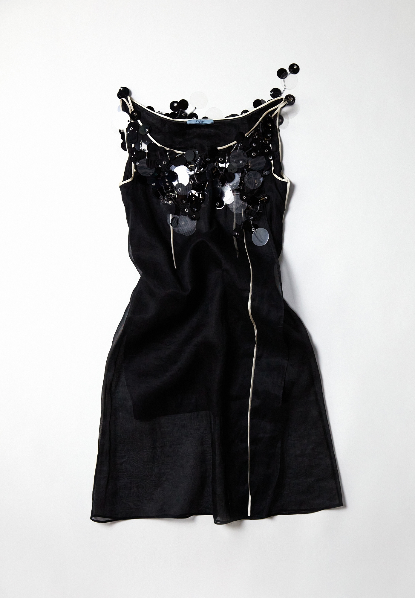 Коктейльное платье Prada с пайетками