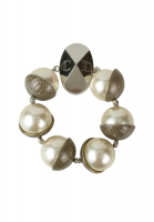 Массивный браслет Christian Dior с жемчугом