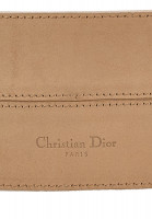 Бежевый широкий пояс Christian Dior